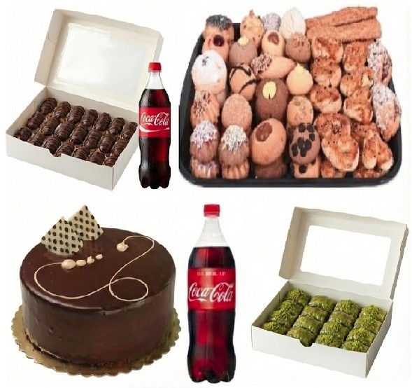 Fıstıklı Baklavalı 9-10 Kişilik Pasta Menüsü