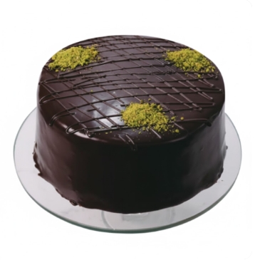 Şık Kutlama Pastası 6-9 Kişilik Çikolatalı Tat